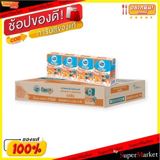 🔥*พร้อมส่ง*🔥 โฟร์โมสต์ โอเมก้า โยเกิร์ตพร้อมดื่ม รสส้ม 85 มล. แพ็ค 48 กล่อง Foremost Omega Drinking Yogurt UHT Orange 85