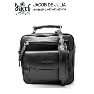 ่๋JACOB DE JULIA กระเป๋าถือ/ผู้ชายหนังแท้  พร้อมสะพาย รุ่น J 80188