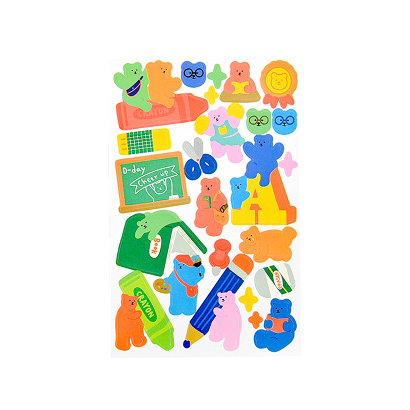 สติกเกอร์ DIY ลายการ์ตูนน่ารัก สำหรับติดตกแต่ง - รูปที่ 3
