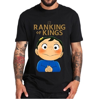 เสื้อยืด ผ้าฝ้าย 100% แบบนิ่ม พิมพ์ลายการ์ตูนอนิเมะ Bojji Ranking Of Kings Ousama Ranking สไตล์ญี่ปุ่น ไซซ์ EU สําหรับผู