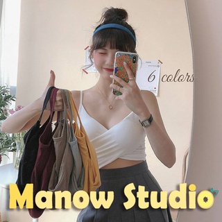 บราสายเดี่ยว เสื้อกล้าม สายเดี่ยว บราสายเดี่ยวแบบสวม 309# Manow.studio