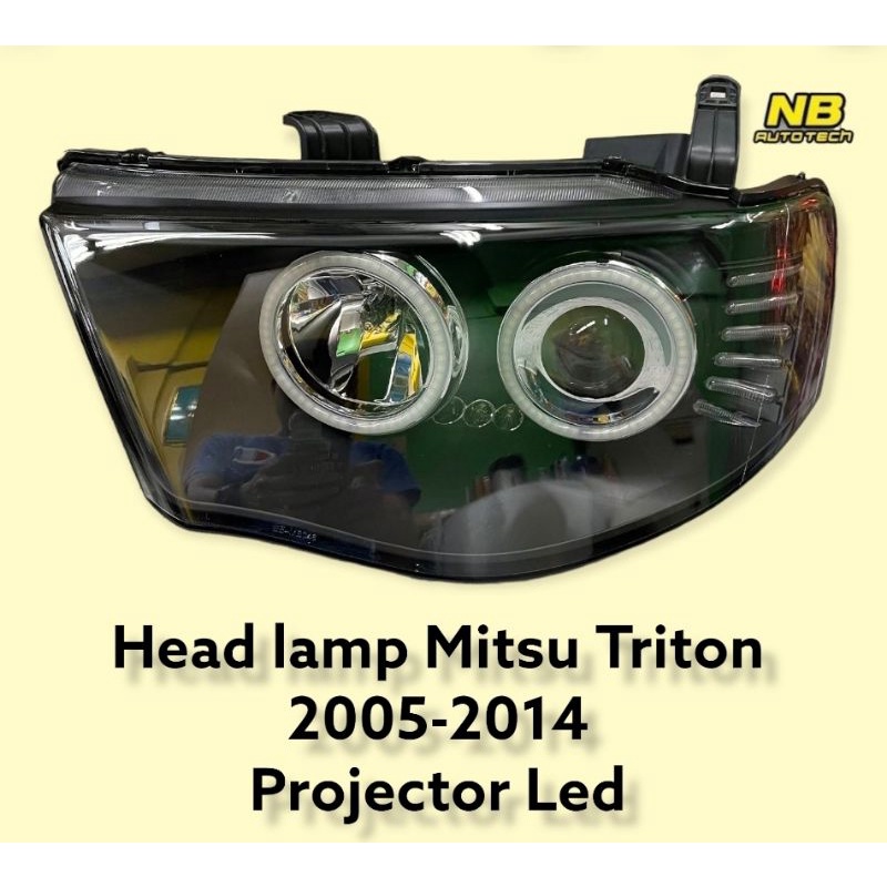 ไฟหน้า TRITON triton 2005 2006 2009 2010 2012 2014 ไฟหน้าแต่ง Mitsubishi Triton 2005-2014 projector 