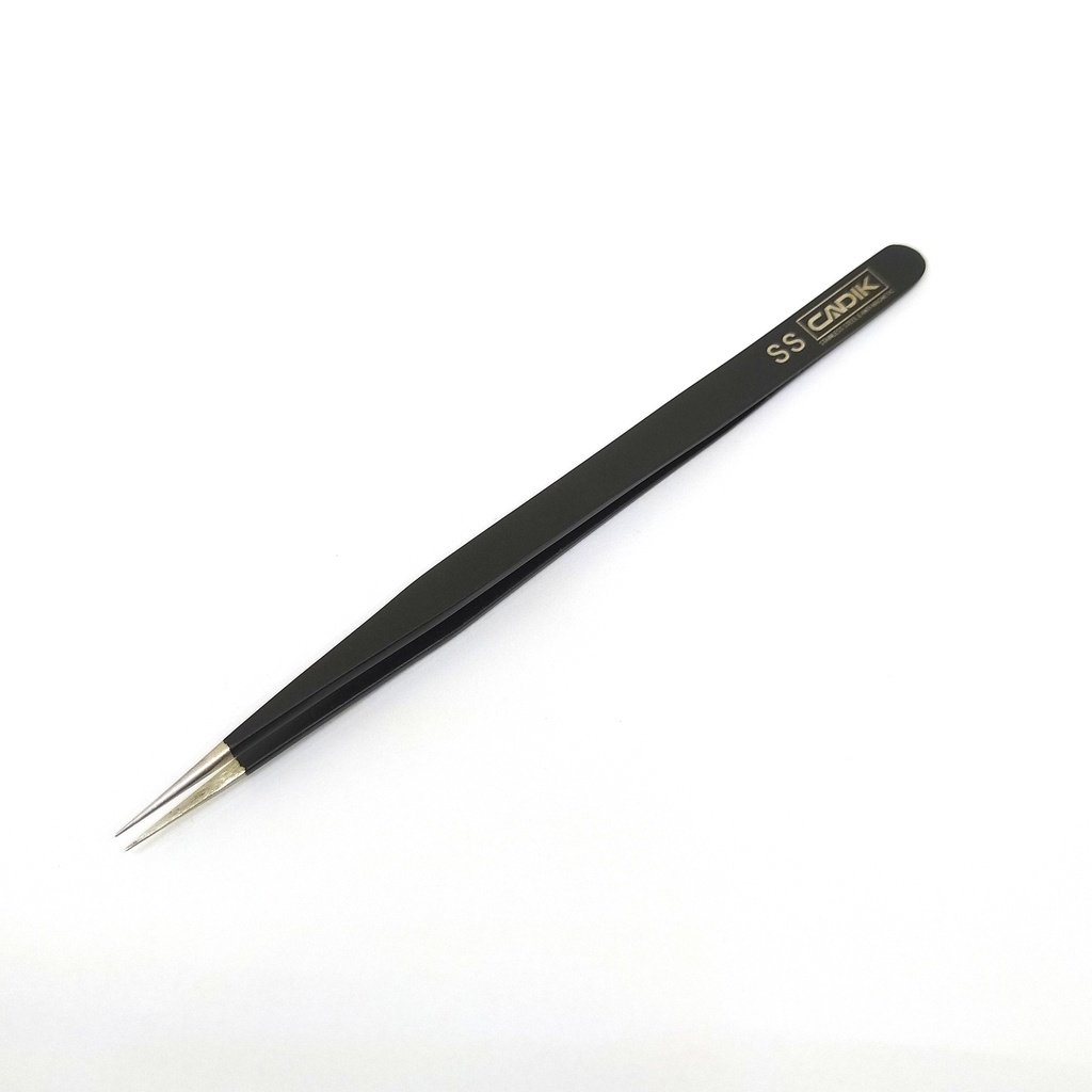 Cadik Tweezer แหนบสแตนเลสเคลือบ epoxy คุณภาพดีแข็งแรง