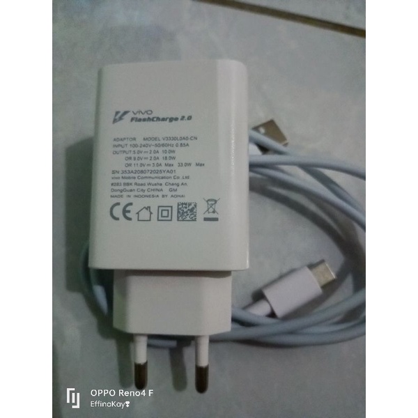 เครื่องชาร์จ Vivo vV20, V20 SE, V21 5g, x30 pro (33watt)