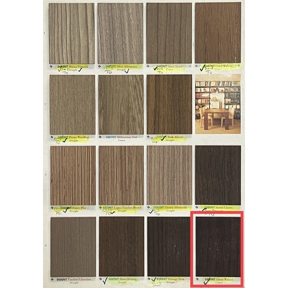 แผ่นโฟเมก้า ลามิเนต Formica 5997 NT Silent Walnut  ขนาด 120 ซม x 240 ซม. หนา 0.8 มม. *พร้อมส่ง*