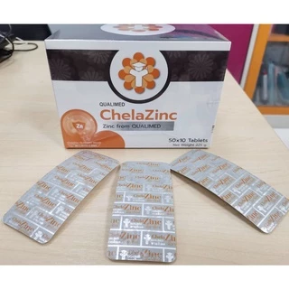 🔥ถูกสุด แท้100% หมดอายุ 24/04/2028 🔥แบ่งขาย Chela Zinc Qualimed Chelated Zinc 15 mg 30 tad. ควอลิเมด คีเลต ซิงค์ 15 กรัม