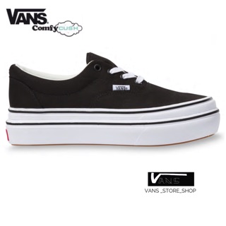 VANS ERA COMFYCUSH SUPER BLACK TRUE WHITE SNEAKERS สินค้ามีประกันแท้