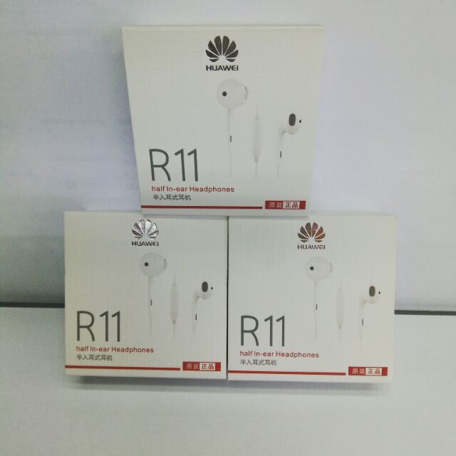 หูฟังHuawei R11 แจ็คกลม 3.5 | Shopee Thailand