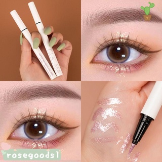 Rosegoods1 ดินสอเขียนขอบตา ติดทนนาน สีขาวมุก เพิ่มความสว่าง ไฮไลท์ แต่งหน้า ตา