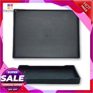 ถาดขอบเหลี่ยมลายไม้ 25x18 ซม.อุปกรณ์ครัวและเครื่องใช้Plastic Square Tray 25x18 cm