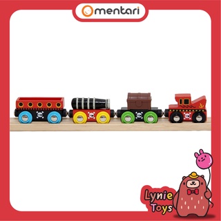 Mentari ของเล่นไม้ รถไฟโจรสลัด Pirate Train