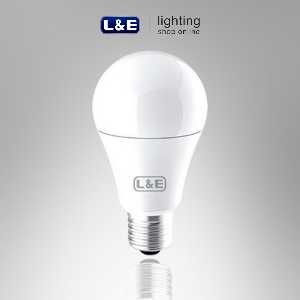 L&E หลอดไฟ LED Bulb A 1450LM 15 วัตต์ สี Day Light ขั้วหลอด E27