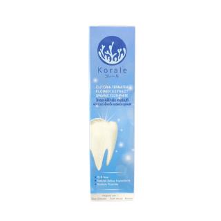 Korale ยาาสีฟันออร์แกนิค สกัดจากดอกอัญชัญ Korale Clitoria Ternatea flower extract organic toothpaste (100g)