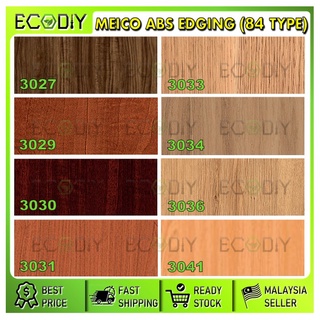 Ecodiy MEICO ABS ขอบไม้ Sisi Papan [20 มม. / 36 มม.] [1 เมตร / 3 เมตร / 5 เมตร] [84 แบบ] (5)