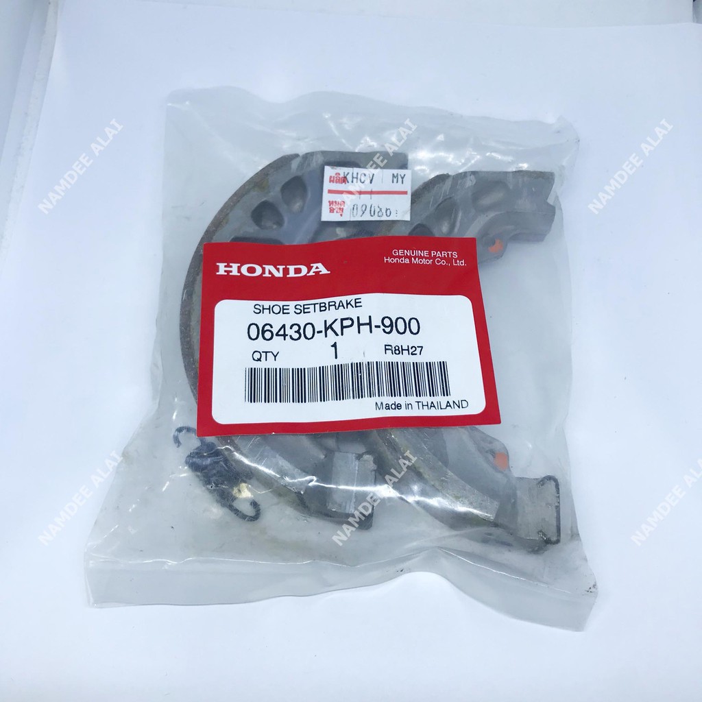 **HONDA แท้ศูนย์ ผ้าดรัมเบรก สำหรับ Wave100, Wave110i, Wave125, Dream100, Dream125 (06430-KPH-900)