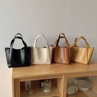 กระเป๋า Korean Style shopping bag ขนาด 12 นิ้ว กระเป๋าสะพาย กระเป๋าสะพายข้าง กระเป๋าถือ แฟชั่น เกรดพรีเมียม ใช้ได้ทุกวัน