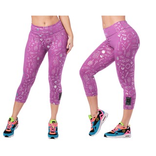 Zumba Vibes Capri Leggings (กางเกงเลคกิ้งออกกำลังกายซุมบ้าและโยคะ)