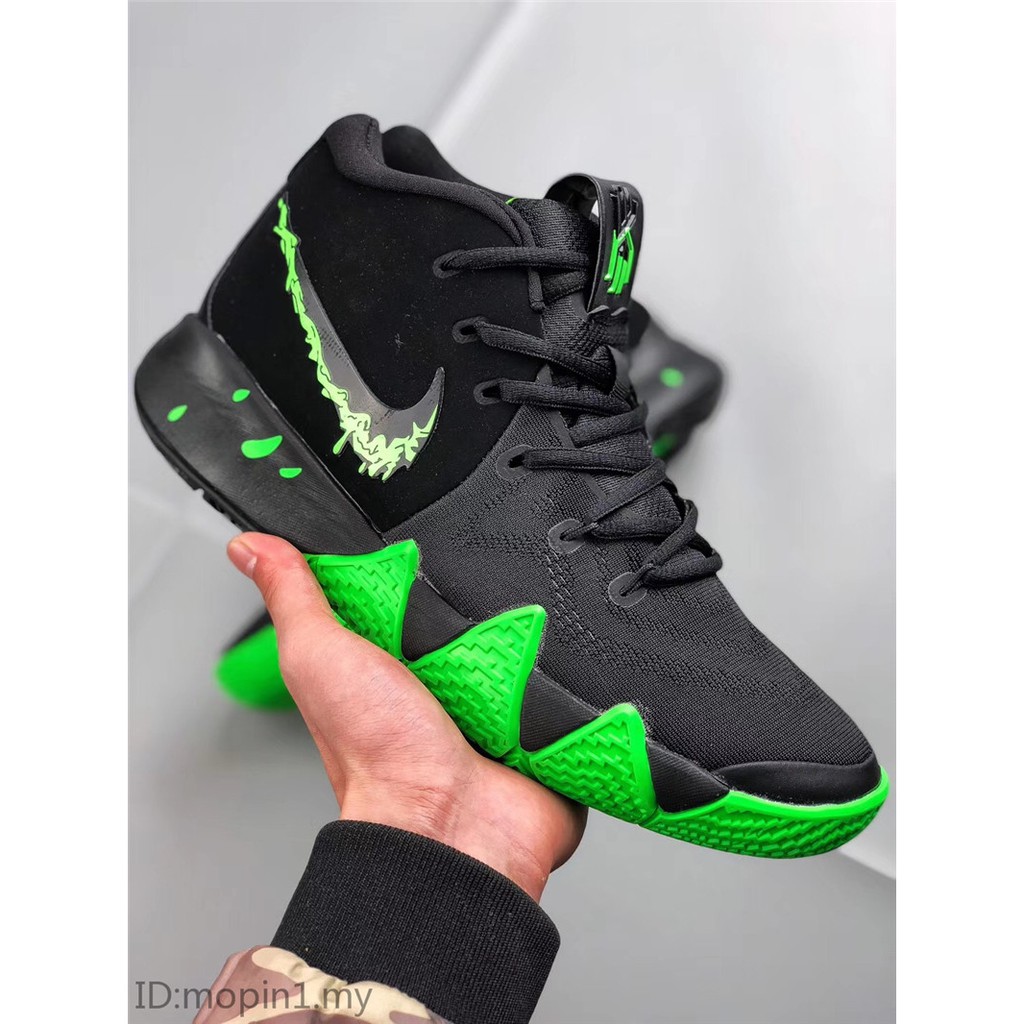 nike kyrie 4 black green