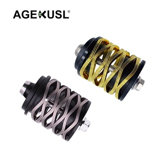 AGEKUSL โช๊คหลังสปริงสำหรับ 3 Sixty Pikes Folding Bike Titanium Bolts