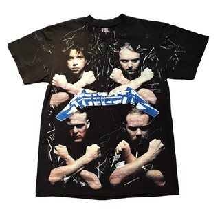 เสื้อวงวินเทจโอเวอร์ปริ้น Metallica 90’ Size L / XL