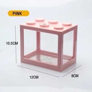 😺Hipetime offical shop😺ตู้ปลาเลโก้ ตู้ปลาเล็ก มี3สีให สามารถจับคู่กับไฟ LED ตู้ปลาเลโก้ขนาดเล็กไม่กินพื้นที่