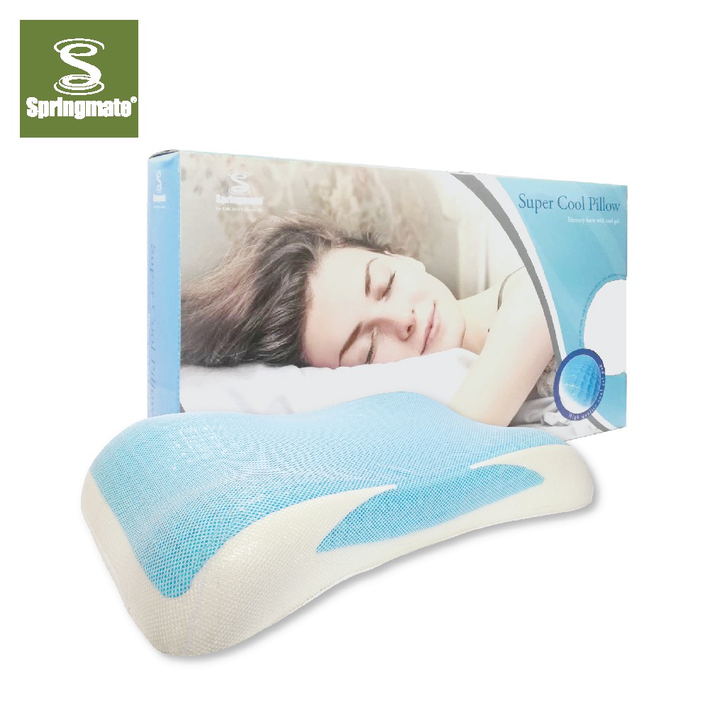 Springmate หมอนเมมโมรี่โฟมเจลเย็น Super Cool Pillow - ส่งฟรี