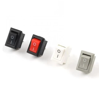 (1ตัว) สวิตช์ (จิ๋ว) เปิด/ปิด KCD11 KCD5 ขนาด 10x15 mm 250V 3A 2ขา 3ขา Button Switch ON OFF AC Power Switches KCD11-101