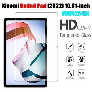 ฟิล์มกระจกนิรภัยกันรอยหน้าจอแท็บเล็ต 9H HD คุณภาพสูง สําหรับ Xiaomi Redmi Pad (2022) 10.61 นิ้ว VHU4254IN 5G