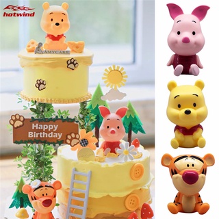 Hw ฟิกเกอร์ Winnie The Pooh สําหรับตกแต่งเค้กวันเกิดเด็ก 1 ชิ้น