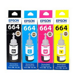 หมึกเติมของแท้ เอปสัน EPSON T664 มีกล่อง