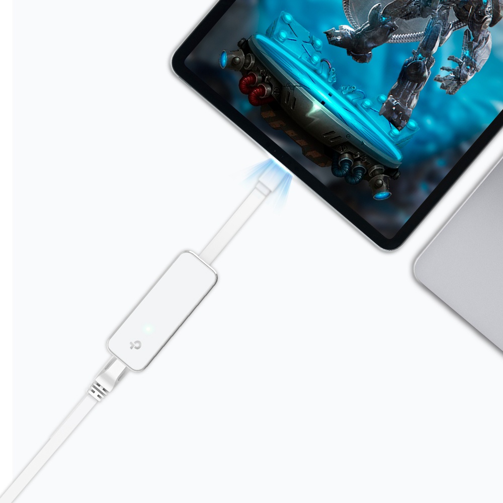 TP-Link UE300C ตัวแปลง USB-C เป็น LAN-Gigabit ด้วยช่องเสียบสาย RJ45 (รับประกัน 1 ปี)