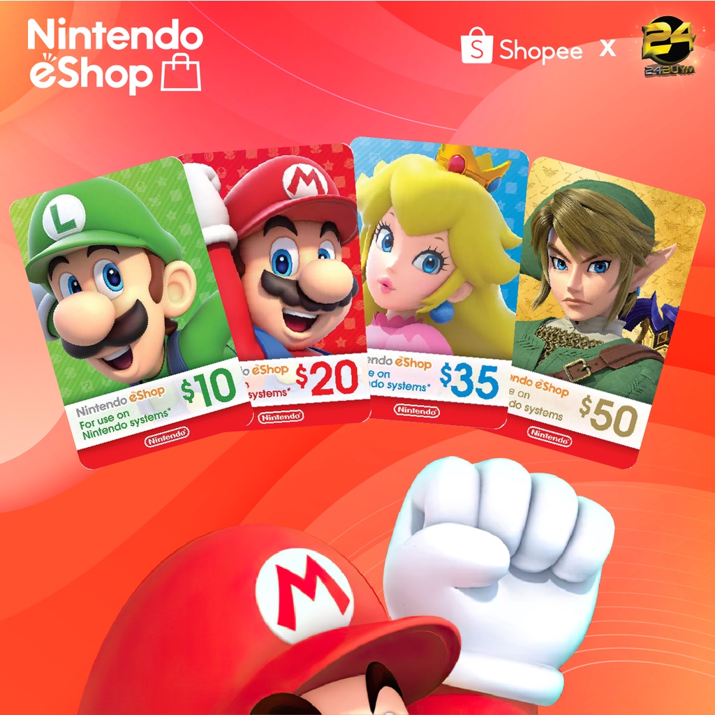 Nintendo eShop Cards