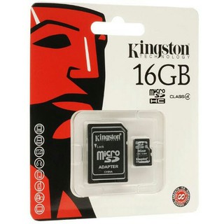 (ของแท้) Kingston เมมโมรี่การ์ด 16GB SDHC/SDXC Class 10 UHS-I Micro SD Card