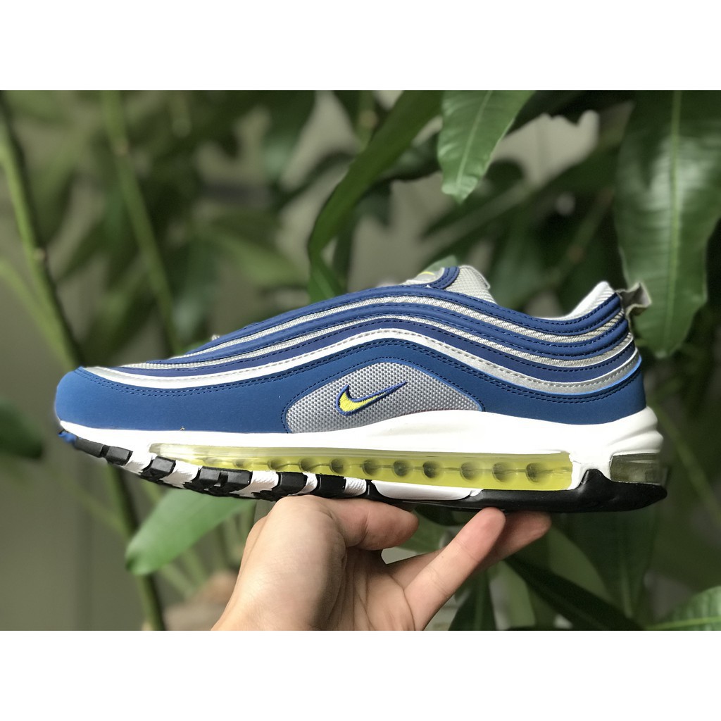 Find Price รองเท้าผ้าใบกีฬา Nike Air Max 97 สีฟ้าสีเหลือง Find Price รองเท้าผ้าใบกีฬา Nike Air Max 97 สีฟ้าสีเหลือง