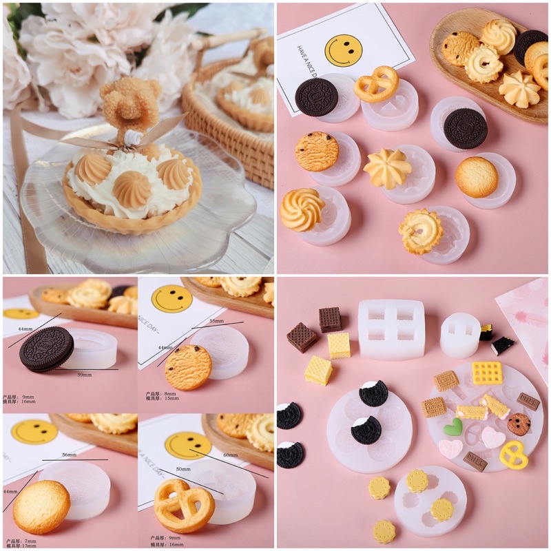 🔥SALE🔥แม่พิมพ์ซิลิโคน พิมพ์วุ้น พิมพ์เทียนหอม พิมพ์ตกแต่งขนม Cookies