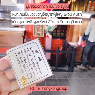 🇯🇵พร้อมส่ง🇯🇵 เต่าทองเรียกทรัพย์ ของแท้ จากวัดเซ็นโซจิ
