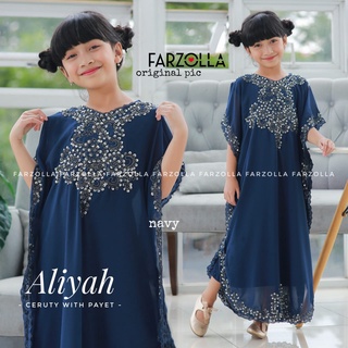 เสื้อผ้ามุสลิม สําหรับเด็กผู้หญิง ALIYAH KAFTAN KIDS 7-10 ปี ของแท้ โดย