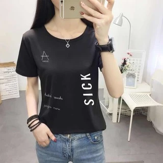 เสื้อแฟชั่นผู้หญิง แขนสั้น สไตล์เกาหลี สวมใส่สบาย