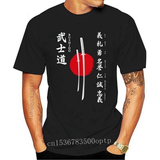 T-shirt  ขายดี เสื้อยืดแขนสั้น พิมพ์ลาย BUSHIDO Samurai สไตล์ญี่ปุ่น คลาสสิก แฟชั่นฤดูร้อน สําหรับผู้ชาย FOdldd81PPccfc1