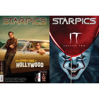 นิตยสาร STARPICS 903 สิงหาคม 2019 ปกหน้า Once Upon a Time in Hollywood ปกหลัง IT Chapter Two