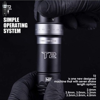 เครื่องสักไร้สาย ค่าย T2 ADJUSTABLE ปรับสโต๊คได้7ระดับ