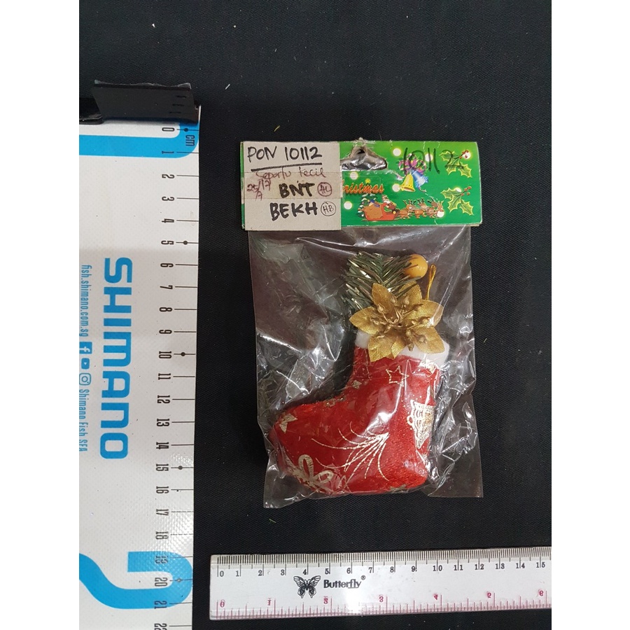 PON 10112 รองเท้าขนาดเล็ก PONSENTIA CHRISTMAS ORNAMENT ต้นคริสต์มาส PDFD