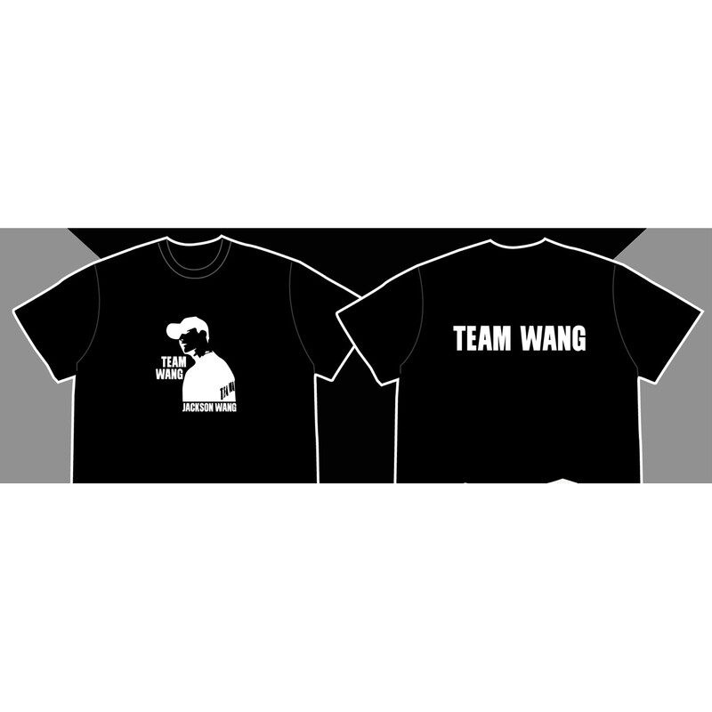 UU street TEAM WANG #GOT7 T-Shirt JACKSONWANG สีดำ สีขาว ผ้าฝ้ายแท้