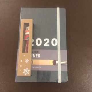 Starbucks Planner 2020 ปกสีดำ พร้อมปากกา