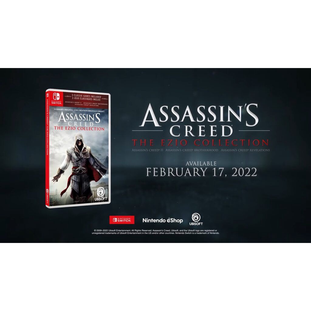[พร้อมส่ง]Nintendo: Assasin's Creed The Ezio Collection (US ASIA) แผ่นเกม สำหรับ Nintendo Switch