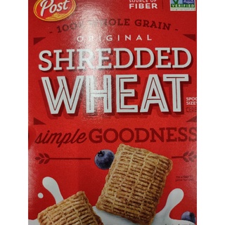 POST SHREDDED WHEAT 🌾100% Whole Grain Original 464g