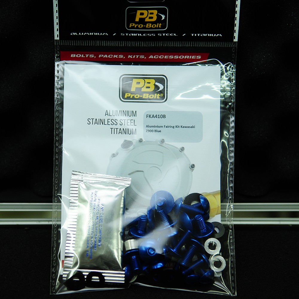 ชุดนอตอลูมิเนียม ยึดแฟริ่งรอบคัน Z900