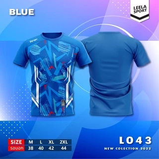 Victory เสื้อคอกลมแขนสั้นพิมพ์ลาย สีสันสดใส รุ่น L-043