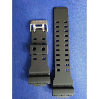 สายนาฬิกาสายG-shockรุ่นGA-110,GA-100สีดำด้านสายยางสายเรซิ่น