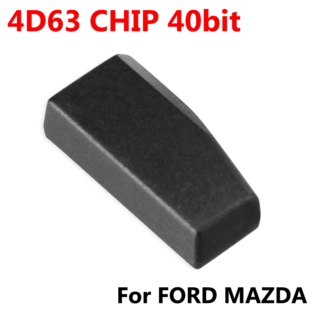 Original 4D63 40 BIT Ford Mazda รถ Remote Key immobilizer ชิป Transponder ชิป Crypto คาร์บอนสําหรับ Ford Fiesta Focus Ranger Mondeo Mazda 2 3 5 6